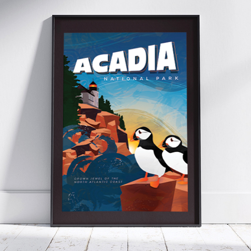 Acadia National Park Poster